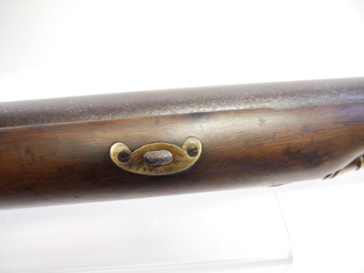 Lot 35 - Percussion 10 bore bank gun by Freeth