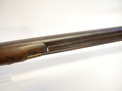 Lot 35 - Percussion 10 bore bank gun by Freeth