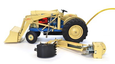 Lot 165 - Japanese Tinplate Ford 4000 HD Industrial Tractor