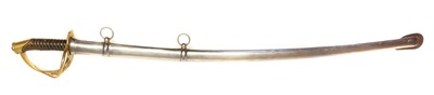 Lot 273 - Reproduction French heavy cavalry sword and scabbard