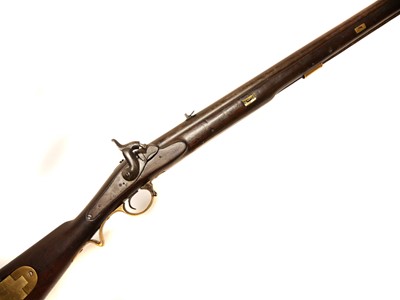 Lot 20 - Nepalese percussion Brunswick rifle