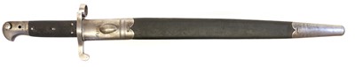 Lot 315 - Martini Henry 1887 pattern sword bayonet and scabbard
