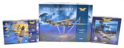 Lot 228 - 3 Corgi Diecast Aircraft Aviation Archive boxed models