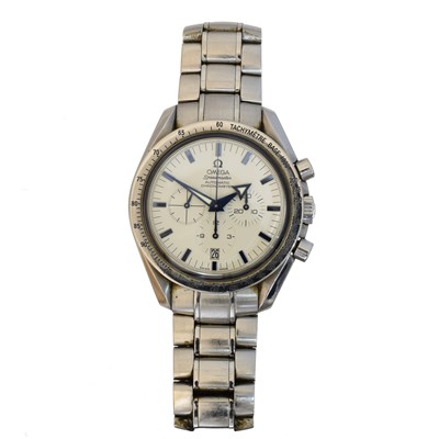 Lot 132 - A stainless steel Omega Speedmaster ‘Broad Arrow’ Automatic Chronometer wristwatch