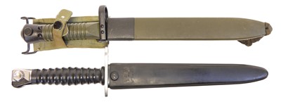 Lot 297 - Two bayonets and scabbards
