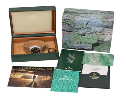 Lot 139 - A stainless steel Rolex Oyster Perpetual Explorer watch