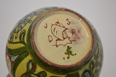 Lot 120 - Della Robbia vase