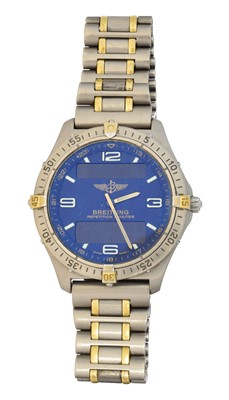 Lot 96 - A titanium Breitling Aerospace watch