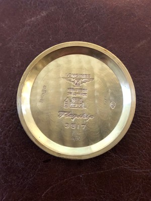Lot 119 - A 1960s 18ct gold Longines Flagship automatic wristwatch