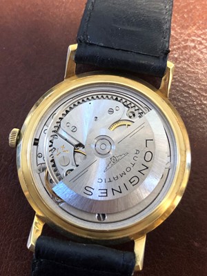 Lot 119 - A 1960s 18ct gold Longines Flagship automatic wristwatch