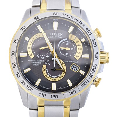 Lot 103 - A Citizen Eco-Drive Perpetual Calendar Radio Controlled watch