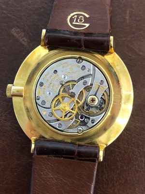 Lot 160 - A 1960s 18ct gold Vacheron & Constantin wristwatch