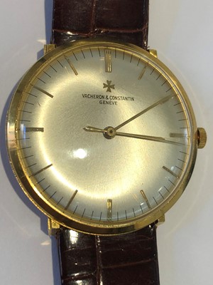 Lot 160 - A 1960s 18ct gold Vacheron & Constantin wristwatch