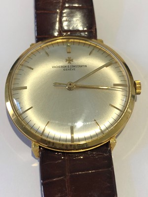 Lot 160 - A 1960s 18ct gold Vacheron & Constantin wristwatch