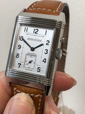 Lot 118 - A Jaeger-LeCoultre Reverso Duoface Wristwatch