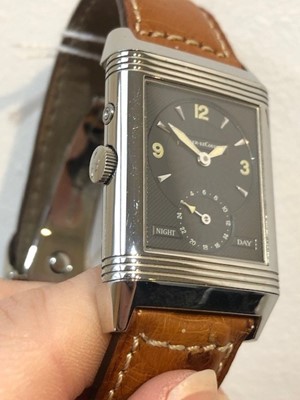 Lot 118 - A Jaeger-LeCoultre Reverso Duoface Wristwatch