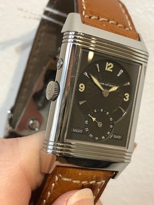Lot 118 - A Jaeger-LeCoultre Reverso Duoface Wristwatch