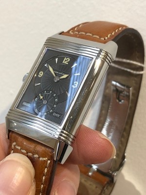 Lot 118 - A Jaeger-LeCoultre Reverso Duoface Wristwatch