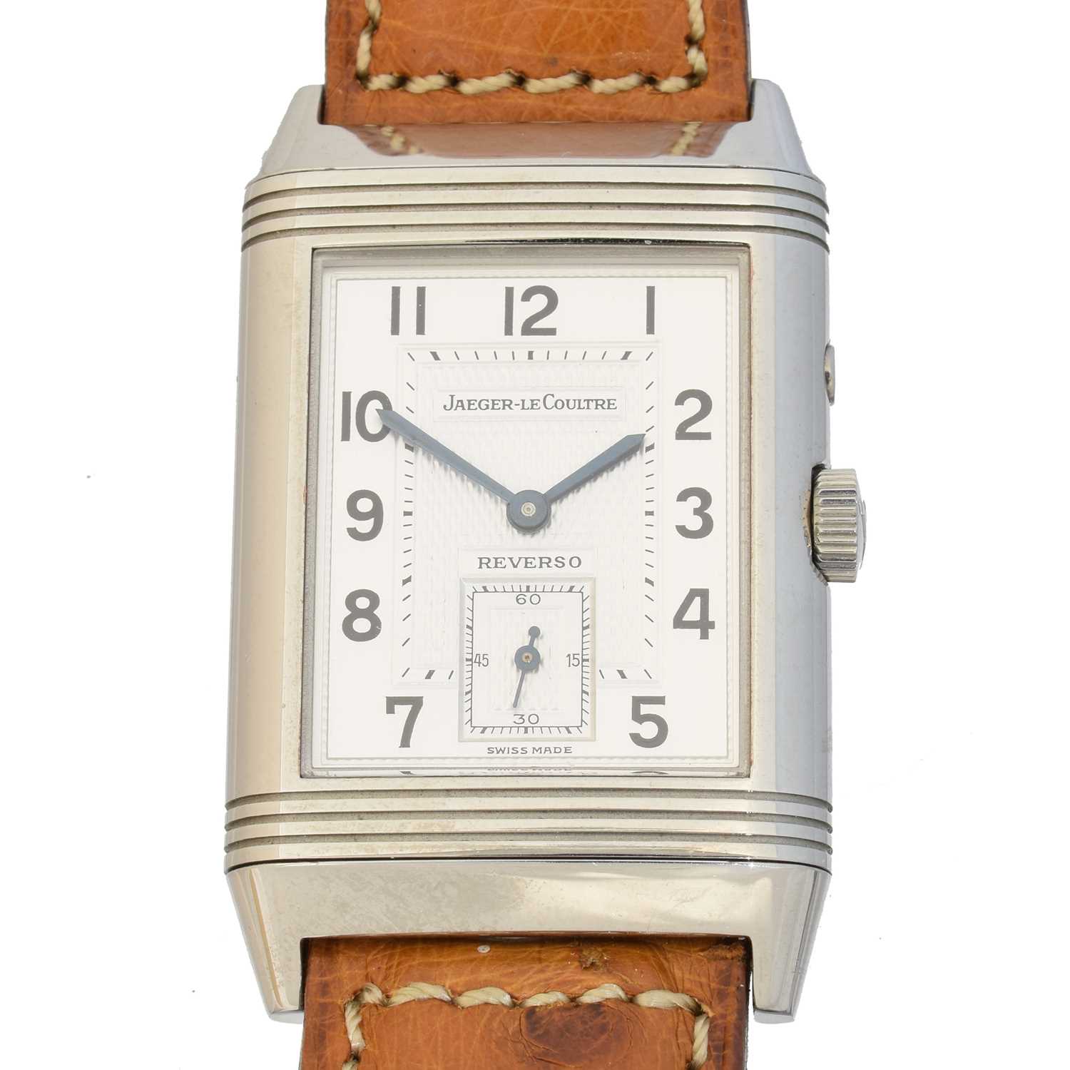 Lot 118 - A Jaeger-LeCoultre Reverso Duoface Wristwatch