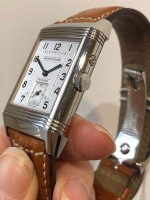 Lot 118 - A Jaeger-LeCoultre Reverso Duoface Wristwatch