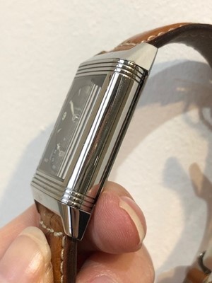 Lot 118 - A Jaeger-LeCoultre Reverso Duoface Wristwatch