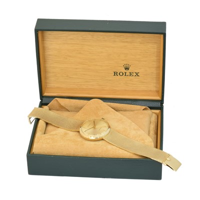 Lot 144 - A 1970s 14ct gold Rolex Precision watch