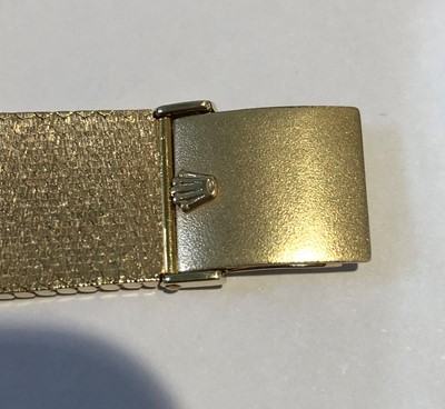 Lot 144 - A 1970s 14ct gold Rolex Precision watch