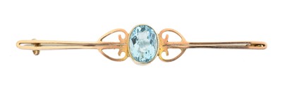 Lot 1 - An early 20th century synthetic spinel brooch