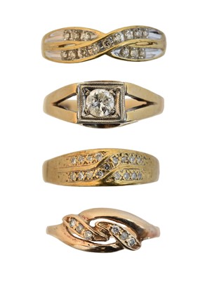 Lot 108 - Four dress rings