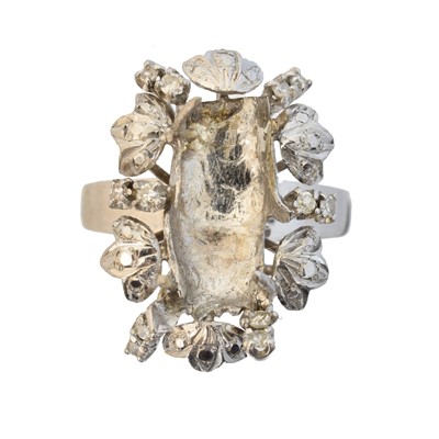 Lot 50 - A 14ct gold diamond ring mount