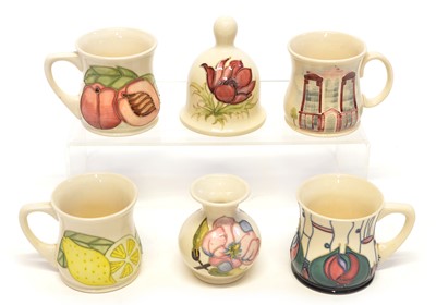 Lot 136 - Six pieces of Moorcroft