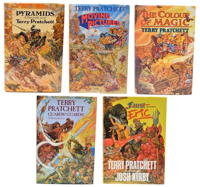 Lot 44d - The Colour of Magic, Pyramids, Guards! Guards!, Eric, Moving Pictures
