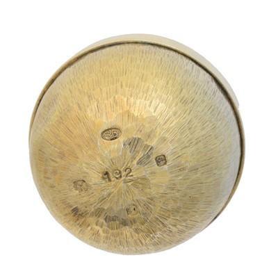 Lot 181 - A silver gilt and enamel 'surprise egg' by Stuart Devlin