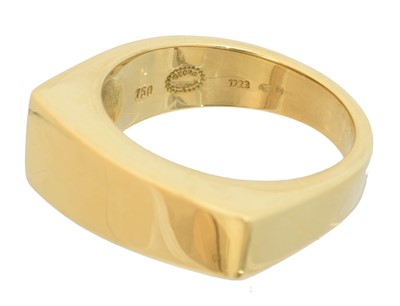 Lot 53 - A Georg Jensen 18ct gold 'Victory' ring
