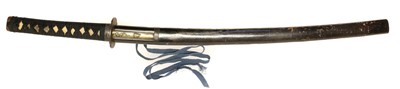 Lot 296 - Japanese Koto period Mumei Wakizashi