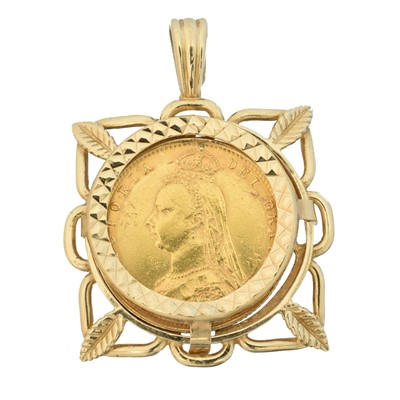 Lot 13 - A Victorian half sovereign
