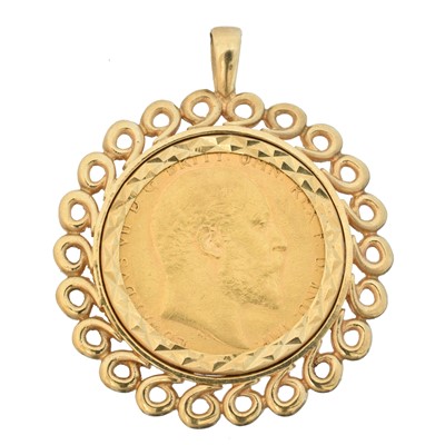 Lot 15 - An Edward VII sovereign