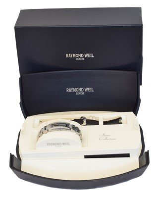 Lot 136 - A ladies stainless steel Raymond Weil 'Shine D' watch