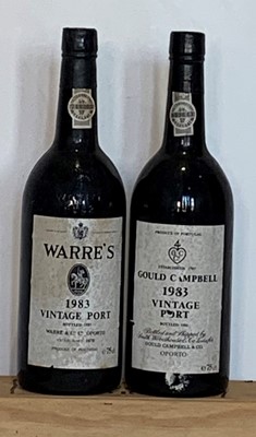 Lot 34 - 2 Bottles Mixed Lot 1983 Vintage Port