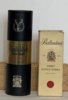 Lot 67 - 2 Bottles (incl. 1 litre bottle) Finest Blended and Malt Scotch Whisky