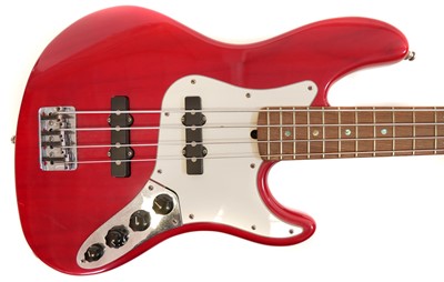 Lot 212 - Fender Corona USA Jazz Bass guitar with strap and case