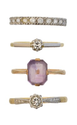 Lot 44 - Four gem-set rings