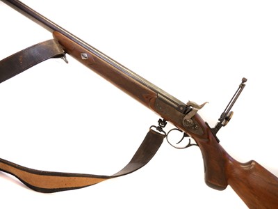 Lot 99 - Hamilton .451 left hand percussion rifle LICENCE REQUIRED