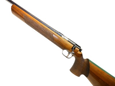 Lot 98 - Unique Model 66 Match .22 left hand bolt action rifle LICENCE REQUIRED
