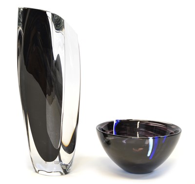 Lot 64 - Kosta Boda Vase and Bowl