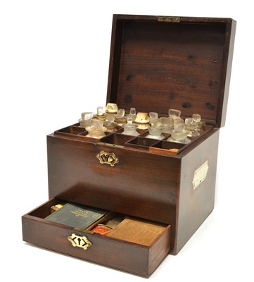 Lot 261 - Early 19th-century mahogany apothecary cabinet