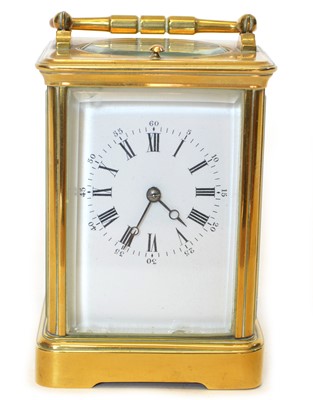 Lot 181 - Early 20th-century carriage clock
