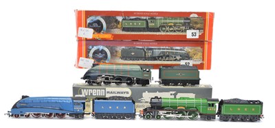 Lot 208 - Three boxed OO gauge locomotives by Hornby & Wrenn