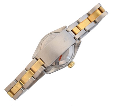 Lot 142 - A ladies steel and gold Rolex Oyster Perpetual Date wristwatch