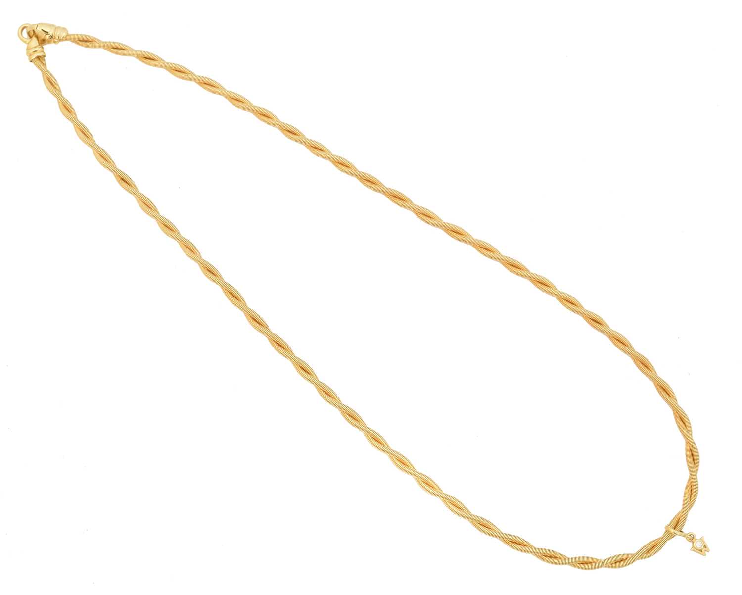 Lot 31 - An 18ct gold necklace by Wellendorff
